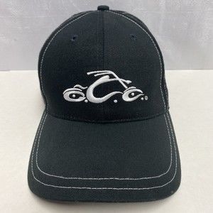 Orange County Choppers Logo Brand Hat Cap Adjustable Strap Black Motorcycle NAPA